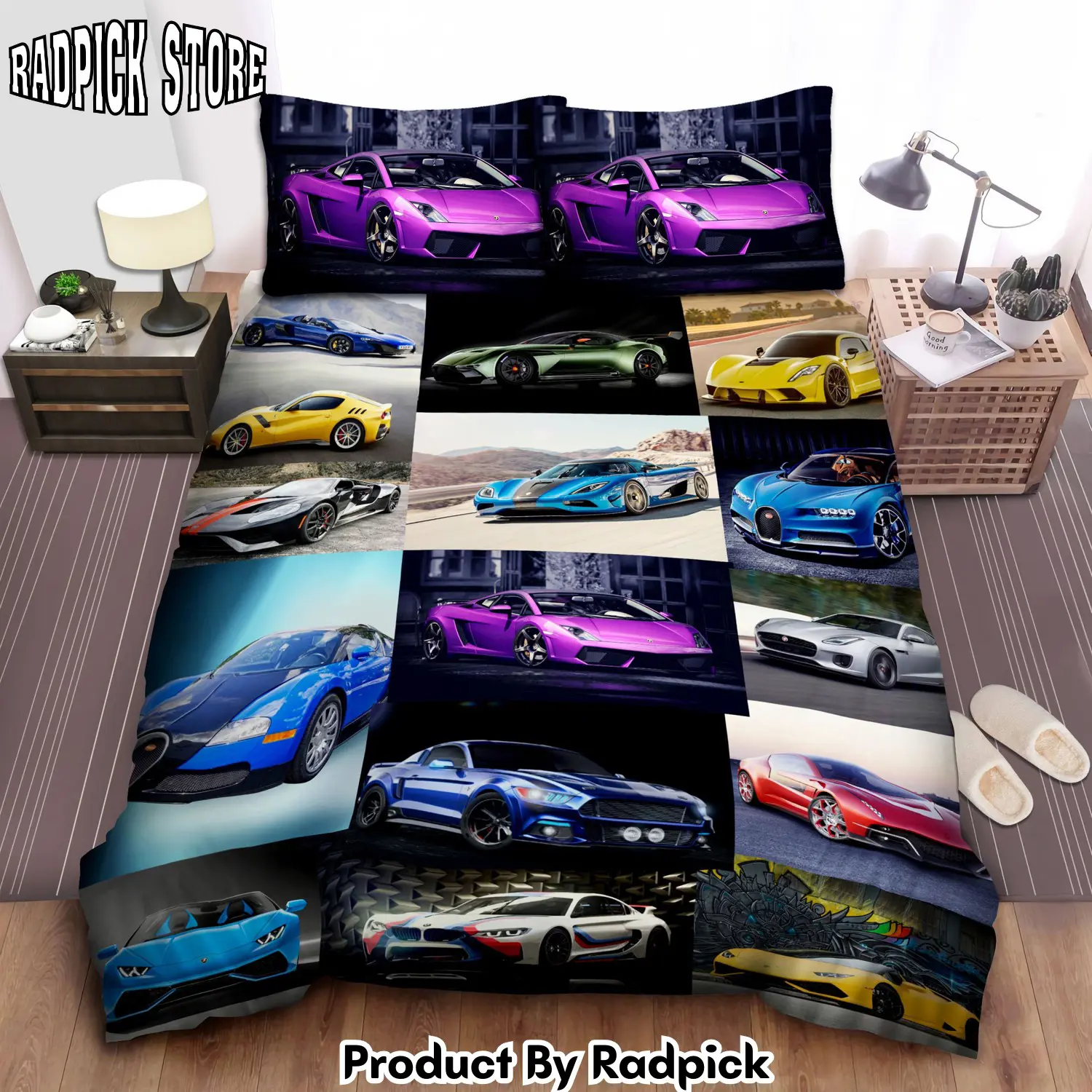 Radpick sport car collection duvet cover bedroom sets comfortable bedding sets rp3272063